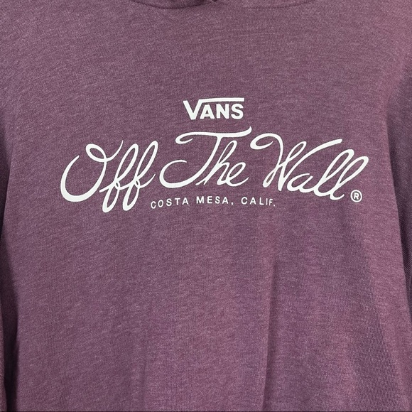 Vans Scripted OTW Cropped Hoodie Size XL Women - Picture 4 of 9